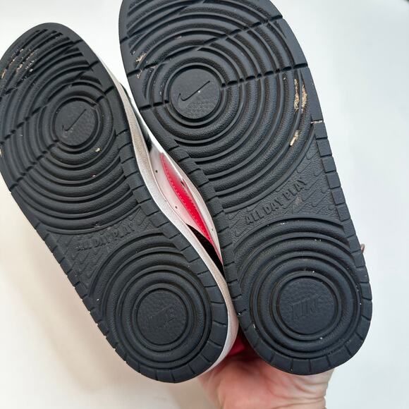 Nike Court Borough Mid 2 Sunset Pink White Sneakers - Picture 5 of 6